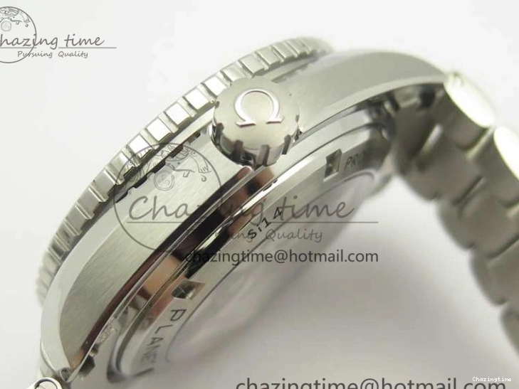 0204 Durable Planet Ocean Professional Ceramic Bezel 45.5mm 1:1 VSF Best Edition Orange Markers on SS Bracelet A8500 Super Clone 8052